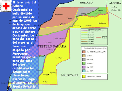 Mapa Sáhara